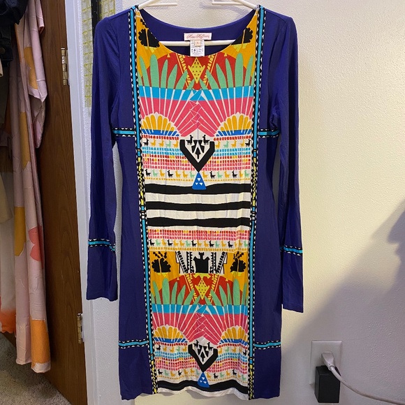 Mara Hoffman Sunrise Bodycon Dress Large - Picture 1 of 3